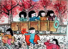  小火车开起来